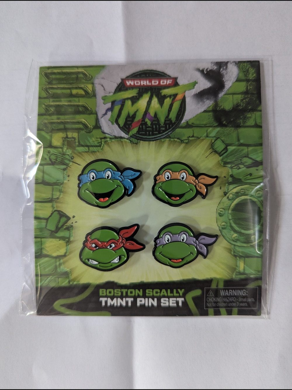 Boston Scally Teenage Mutant Ninja Turtles Pin Set